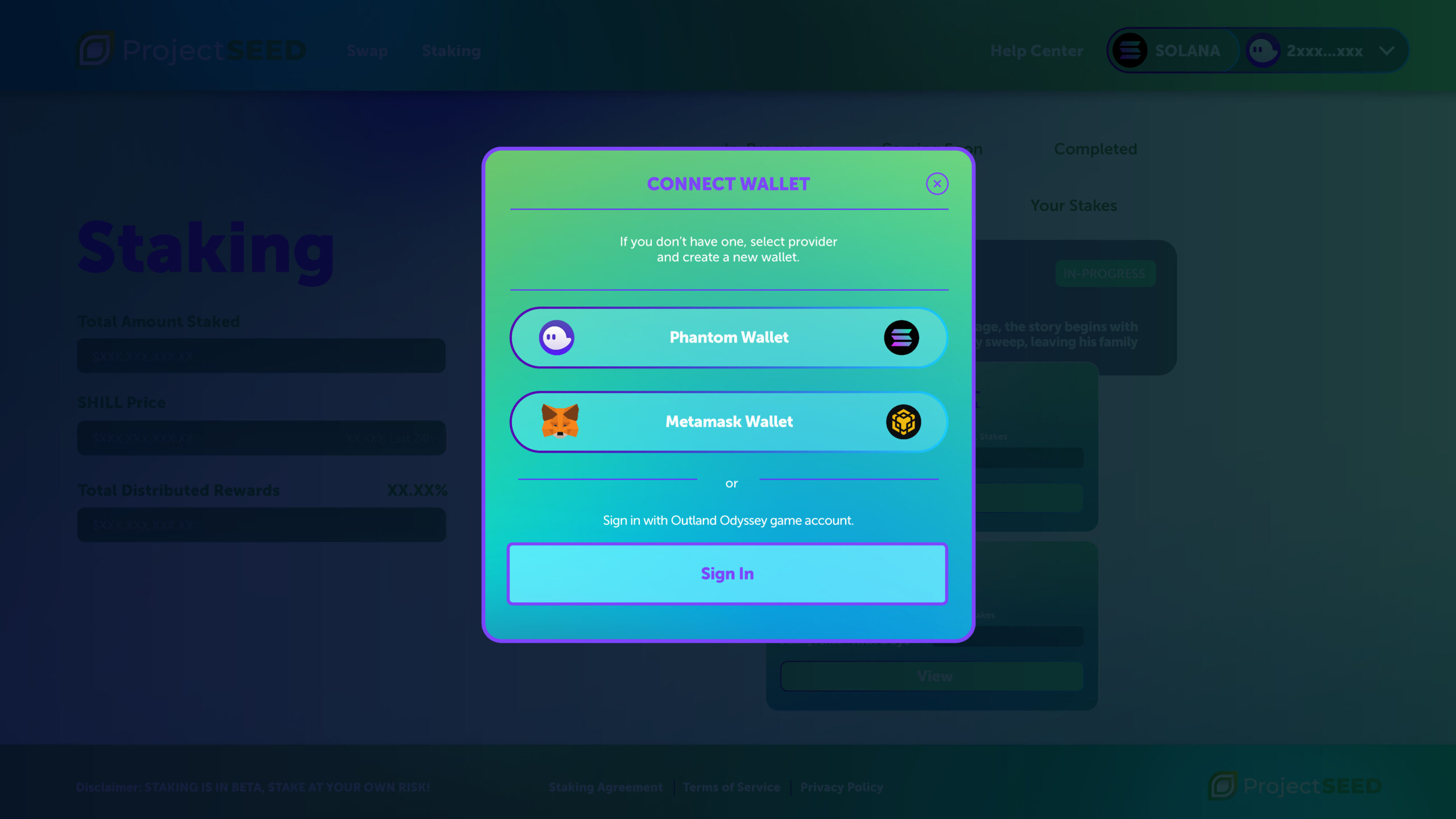 smoke and flare Crypto Staking Platform 5